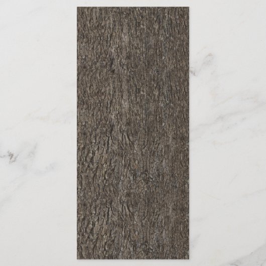 String Lights + Eikenboom Bark Wedding Menu Kaarte (Achterkant)