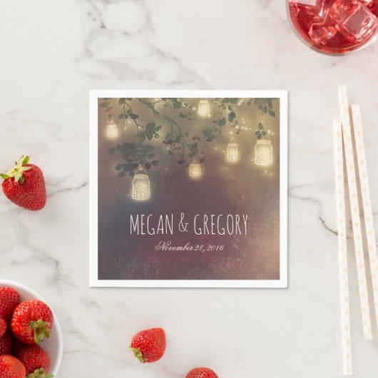 String Lights en Mason Jars Rustiek Land Servet (Insitu)