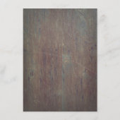 String Lights en Rustic Wood Wedding Informatie Informatiekaartje (Achterkant)