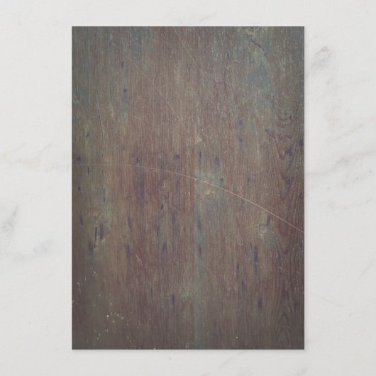 String Lights en Rustic Wood Wedding Informatie Informatiekaartje (Achterkant)