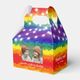 String Lights Foto Kleurrijke gezamenlijke verjaar Bedankdoosjes