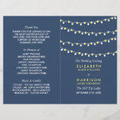 String Lights-, Geel- en White Wedding-programma (Voorkant)