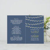 String Lights-, Geel- en White Wedding-programma (Staand voorkant)