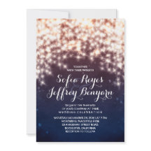 String Lights Glitter Navy  Elegant Bruiloft