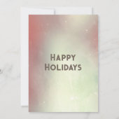 string lights goud corporate Holiday party blush Kaart (Achterkant)