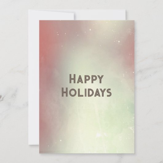 string lights goud corporate Holiday party blush Kaart (Achterkant)