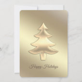 string lights gouden corporate kerstfeest Inv Kaart (Achterkant)