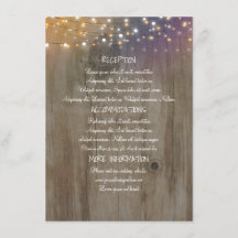 String Lights Hout Rustieke Bruiloft Informatie