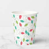 String Lights Kerst Papier Cups Papieren Bekers (Achterkant)