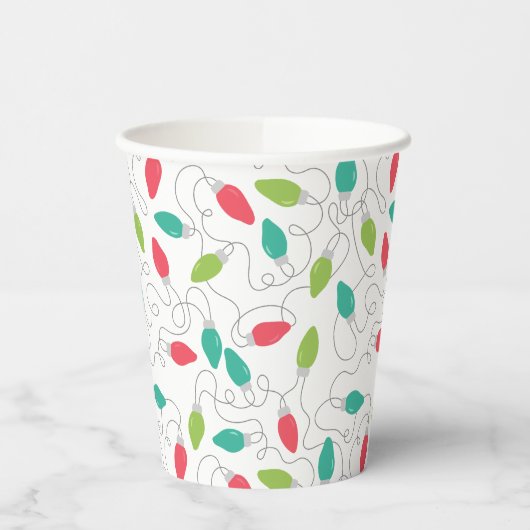 String Lights Kerst Papier Cups Papieren Bekers (Links)