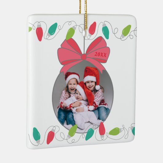String Lights Kerstfoto Ornament (Rechts)