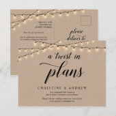 String Lights, Kraft, een draai in Plannen, uitges Briefkaart (Voorkant / Achterkant)