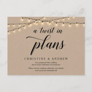 String Lights, Kraft, een draai in Plannen, uitges Briefkaart