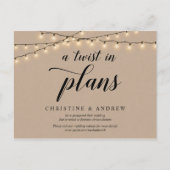 String Lights, Kraft, een draai in Plannen, uitges Briefkaart (Voorkant)