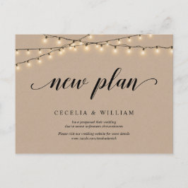 String Lights, Kraft, New Plan, Weddenschap uitges Briefkaart