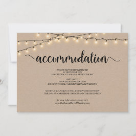 String Lights Kraft, verblijfskaart Kaart