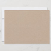 String Lights Kraft, verblijfskaart Kaart (Achterkant)