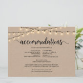 String Lights Kraft, verblijfskaart Kaart (Staand voorkant)