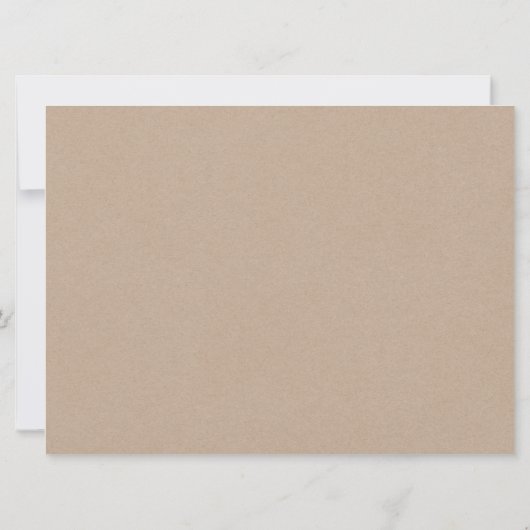 String Lights Kraft, verblijfskaart Kaart (Achterkant)