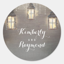 String Lights Lantaarns Rustieke Bruiloft