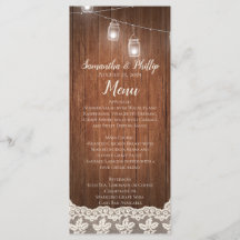  String Lights Mason Jar Lace Wood Weddenschap