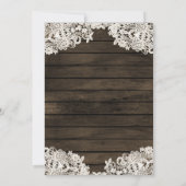 String Lights Mason Jars I DO BBQ Couples Shower Kaart (Achterkant)