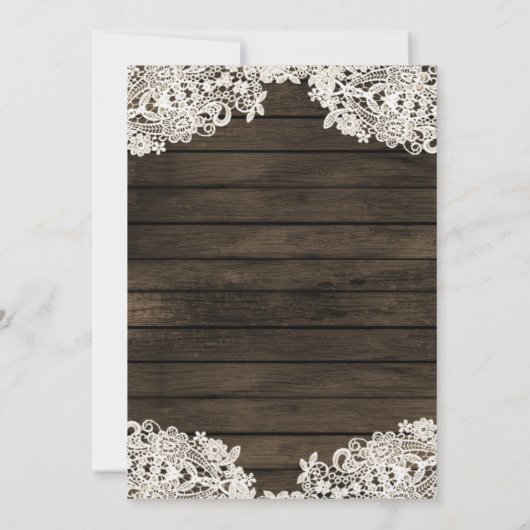 String Lights Mason Jars I DO BBQ Rehearsal Dinner Kaart (Achterkant)