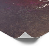 String Lights Mason Jars Weddenschap Welkomstteken Poster (Hoek)