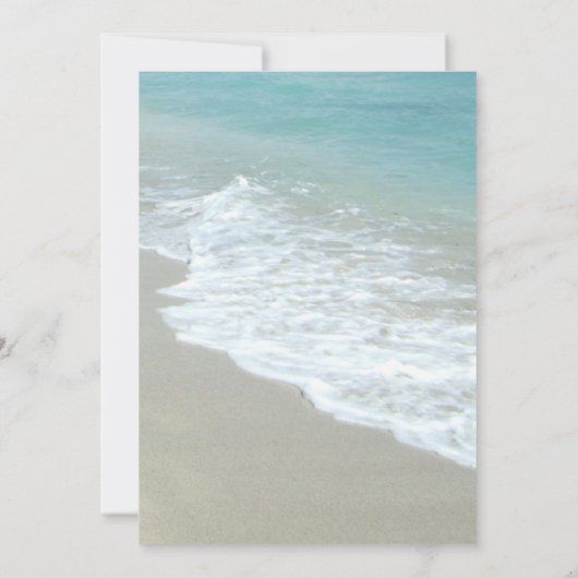 String Lights Mooi Strand Jongen Meisje Baby showe Kaart (Achterkant)