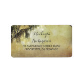 String Lights Mossy Tree takken Etiket (Voorkant)