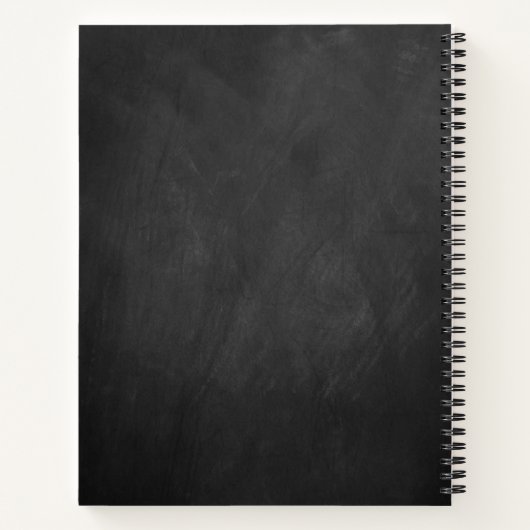 String Lights op krijtbord Vrijgezellenfeest Recep Notitieboek (Achterkant)