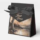 String Lights op Tree Romantic Country Wedding Bedankdoosjes (Voorkant Zijde)