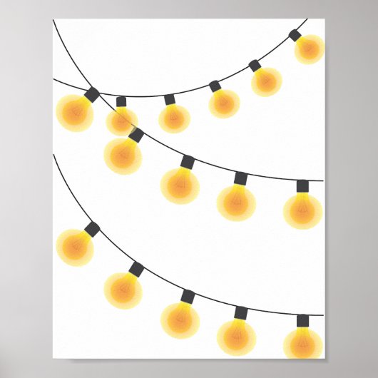 String Lights Poster (Voorkant)
