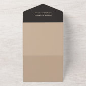 String Lights Romantische Land QR Code Huwelijk All In One Uitnodiging (Buitenkant)