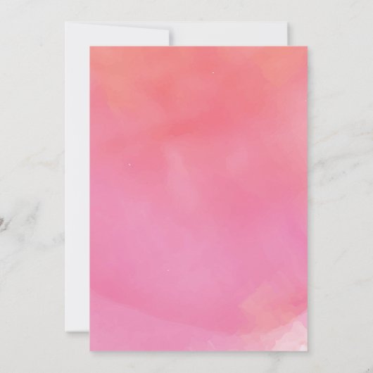 String Lights Roze Sweet 16e verjaardag uitnodigin Kaart (Achterkant)