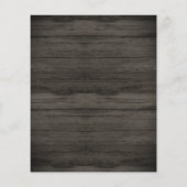 String Lights Rustic Christening Budget Flyer (Achterkant)