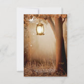 String Lights Rustieke Country Wedding RSVP-kaart RSVP Kaartje (Achterkant)