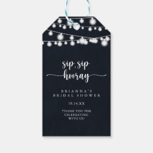 String Lights SIP Hooray Vrijgezellenfeest Cadeaulabel