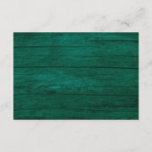 String Lights Smaragd Groene bruiloft Details Informatiekaartje (Achterkant)