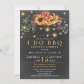 String Lights Sunflower I DO BBQ Couples Shower Kaart (Voorkant)