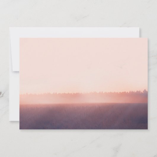 String Lights Tree rustieke bruiloft uitnodiging (Achterkant)