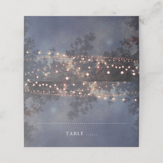 String Lights Tree takken rustiek Plaatskaartje (Buitenkant ongevouwen)