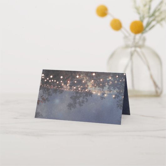 String Lights Tree takken rustiek Plaatskaartje (Achterkant)