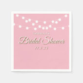 String Lights Vrijgezellenfeest Servet (Voorkant)