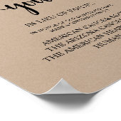 String Lights, Wedding Donation, Contribution Poster (Hoek)