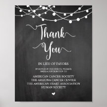 String Lights, Wedding Donation, Contribution