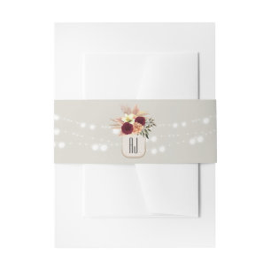 String Lights Wedding Uitnodigingen Wikkel