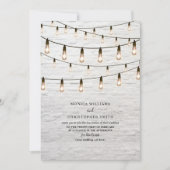 String Lights White Brick Virtual Kaart (Voorkant)