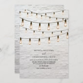  String Lights White Brick Virtual Kaart (Voorkant / Achterkant)