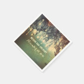 String Lights Willow Tree takken bruiloft Servetten (Hoek)